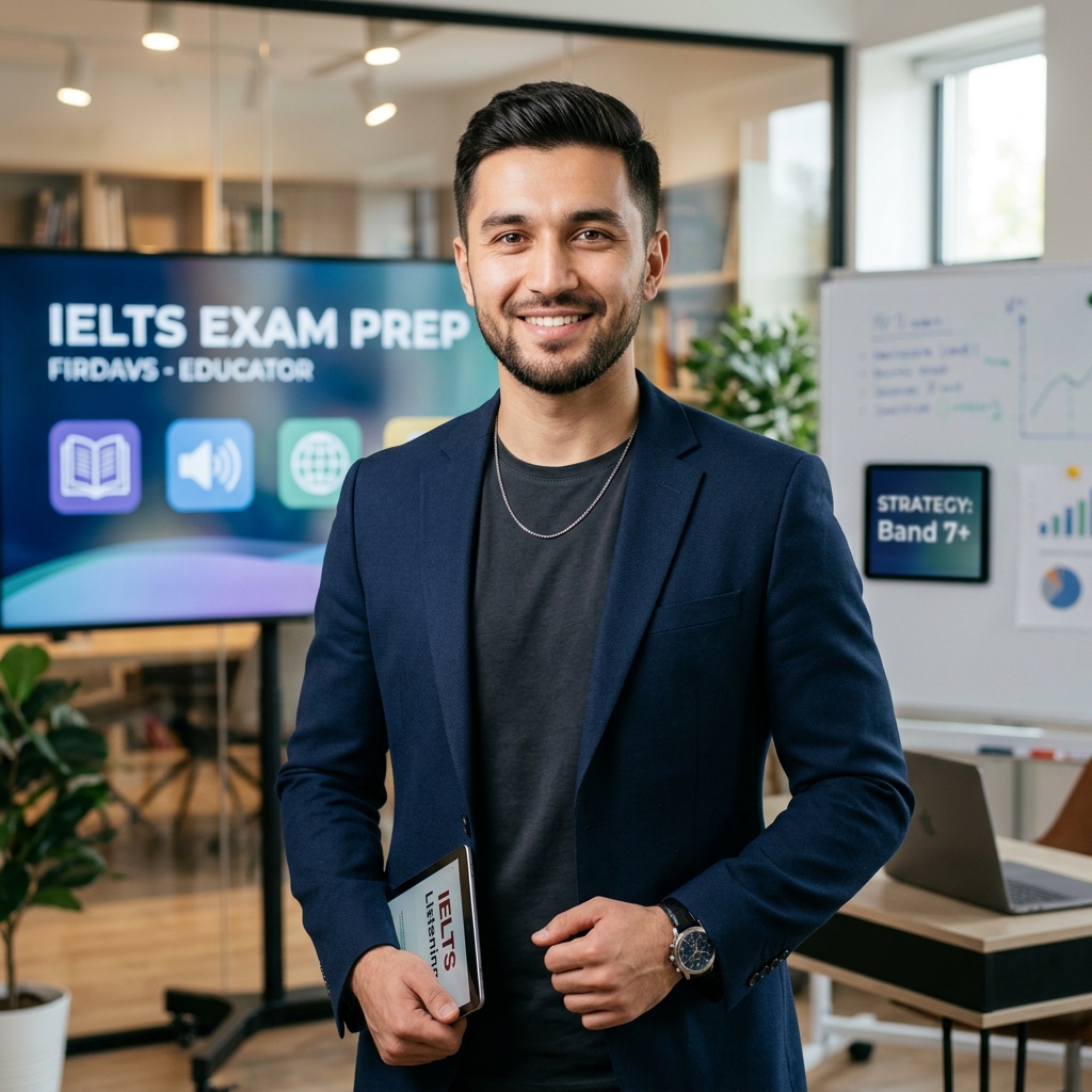 Firdavs Teacher IELTS 8.0